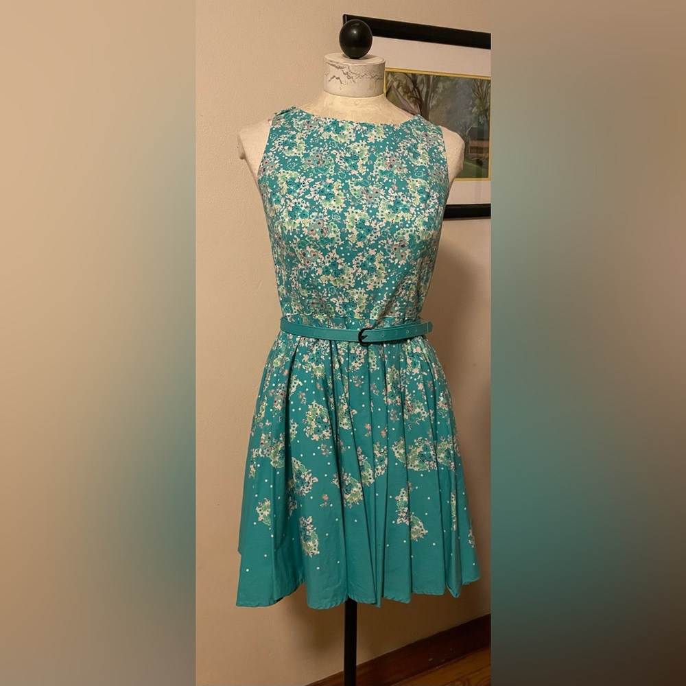 Blue flower Dress